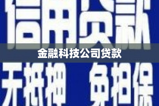 蒸湘金融科技公司贷款