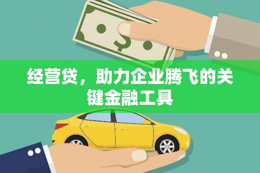 鄢陵经营贷，助力企业腾飞的关键金融工具