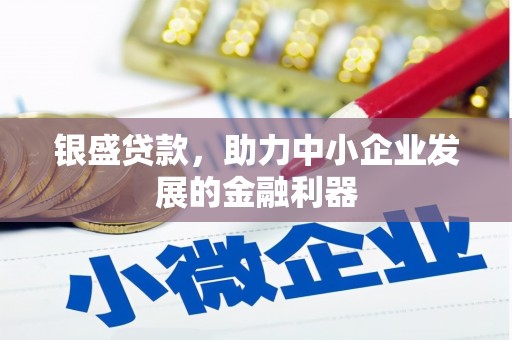 伊宁银盛贷款，助力中小企业发展的金融利器