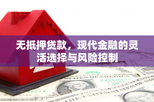 会理无抵押贷款，现代金融的灵活选择与风险控制