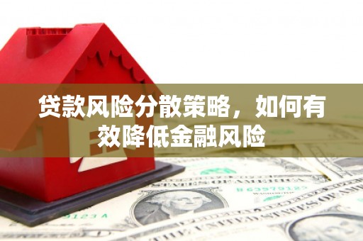 仁寿贷款风险分散策略，如何有效降低金融风险