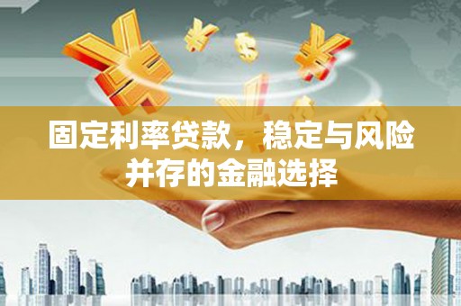 蒲城固定利率贷款，稳定与风险并存的金融选择