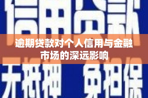 沧源逾期贷款对个人信用与金融市场的深远影响