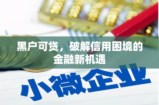 邢台黑户可贷，破解信用困境的金融新机遇